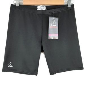 Black Compression Biker Shorts